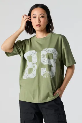 89 Graphic Oversized T-Shirt