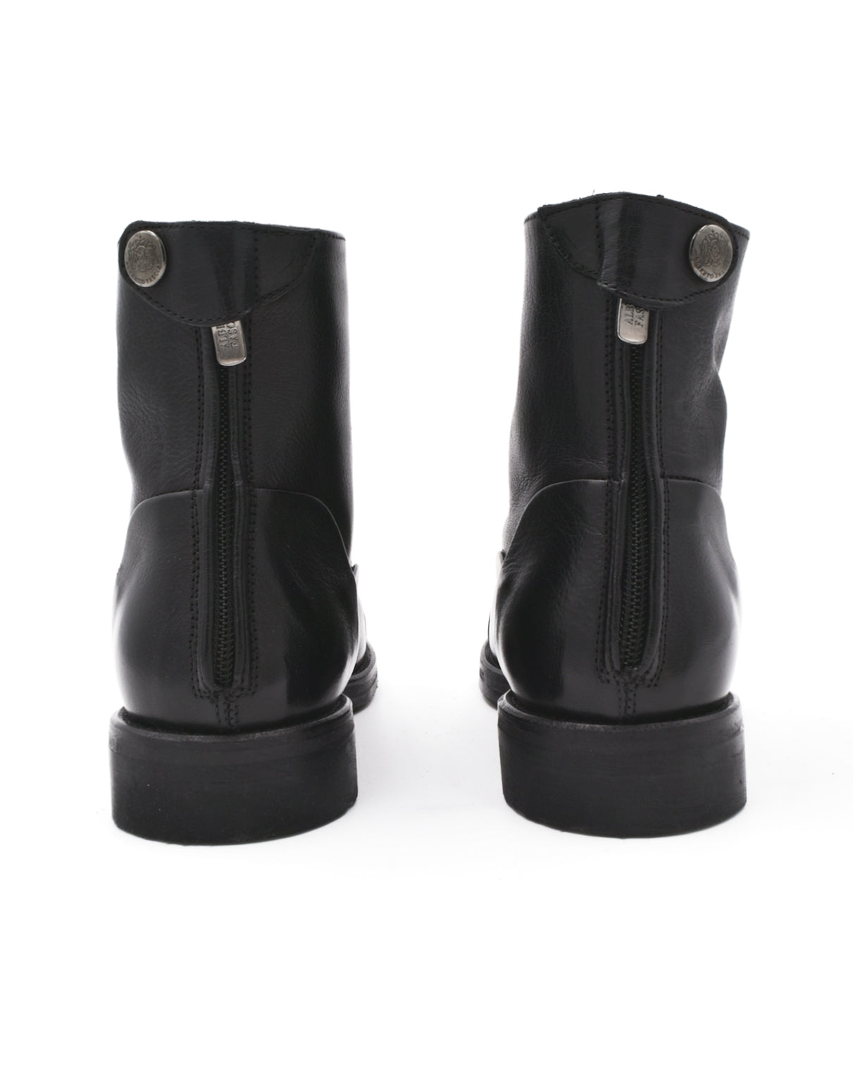 Alberto Fasciani Black Crepe Sole Zip Boot