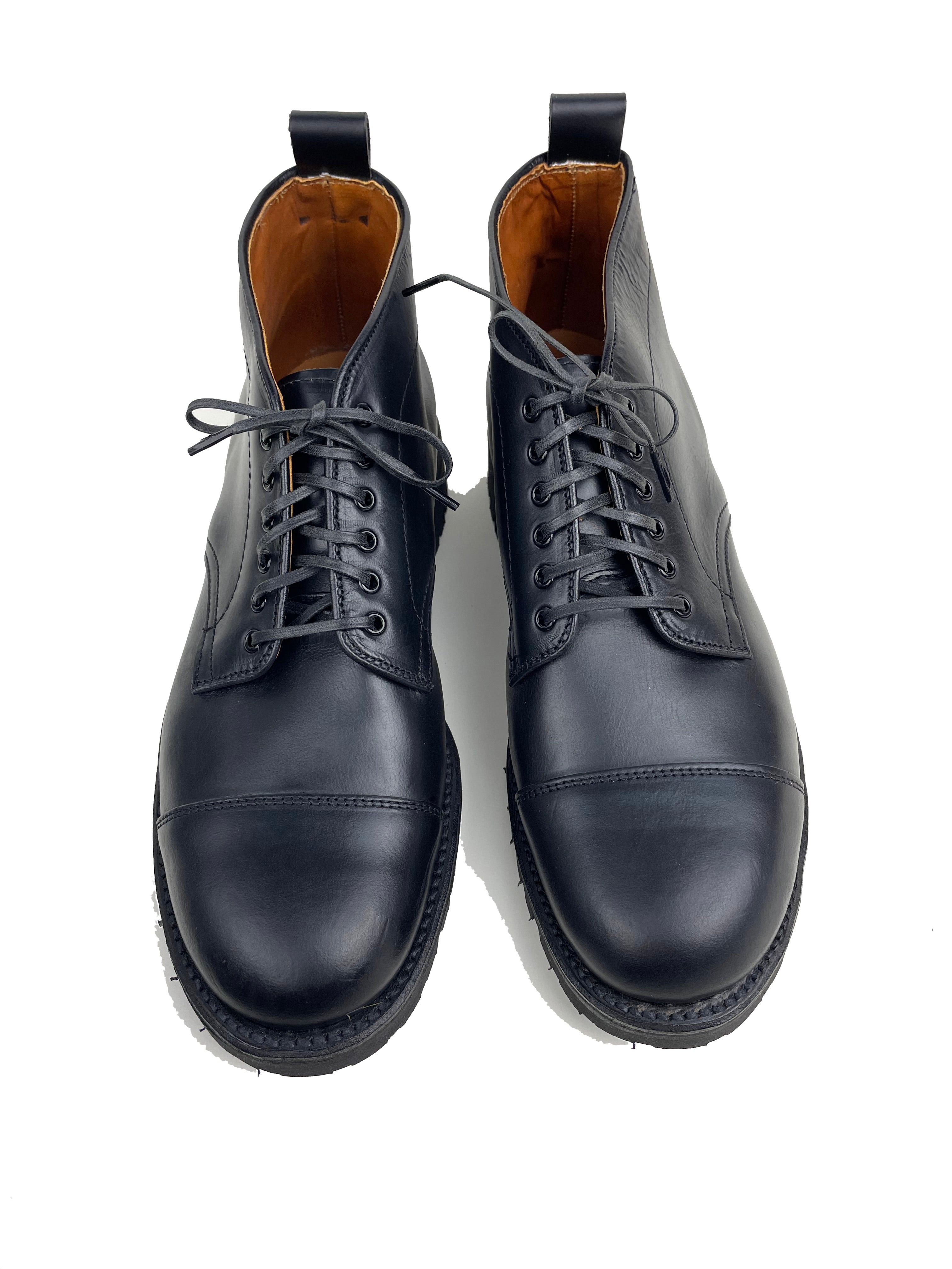 Alden Black Chromex Cap Toe Chukka on Heavy Lug Sole