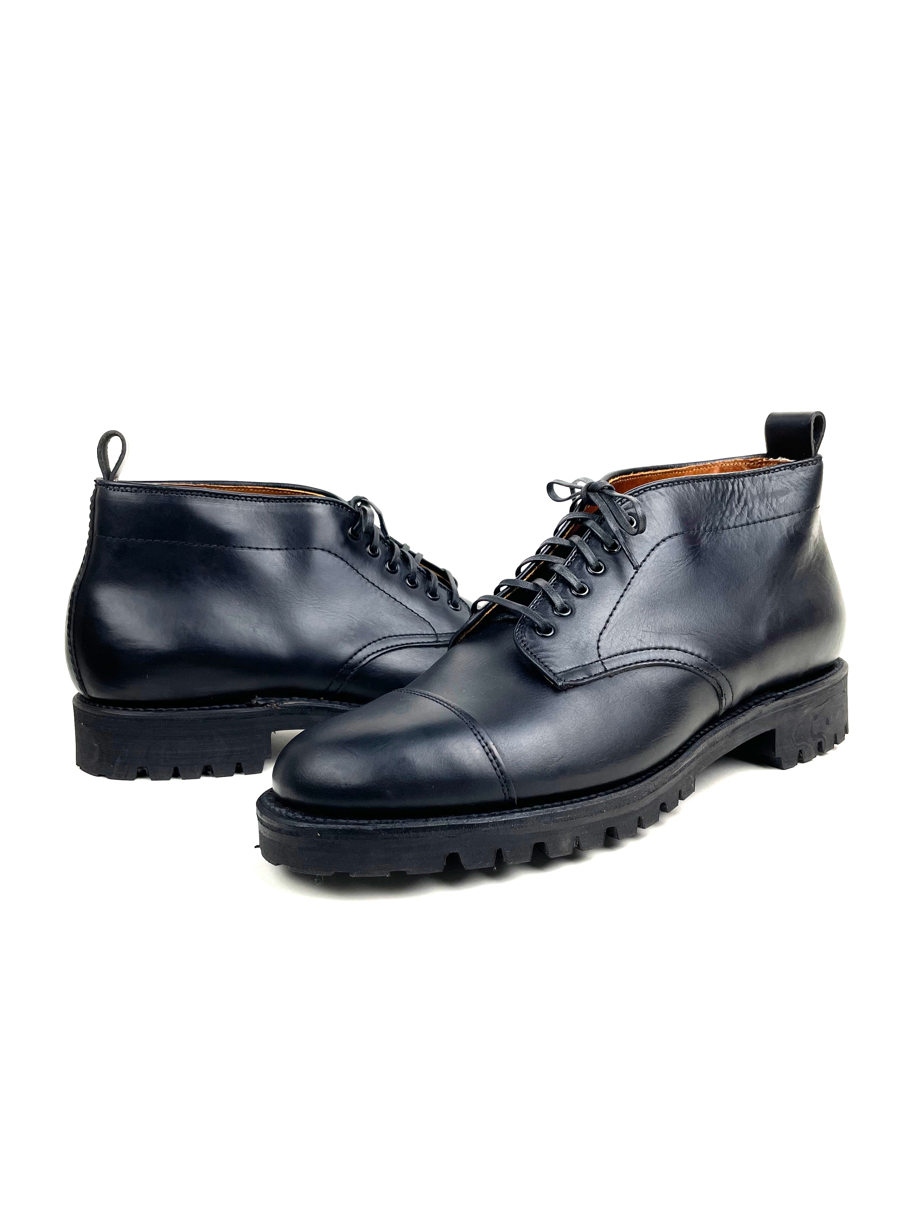 Alden Black Chromex Cap Toe Chukka on Heavy Lug Sole