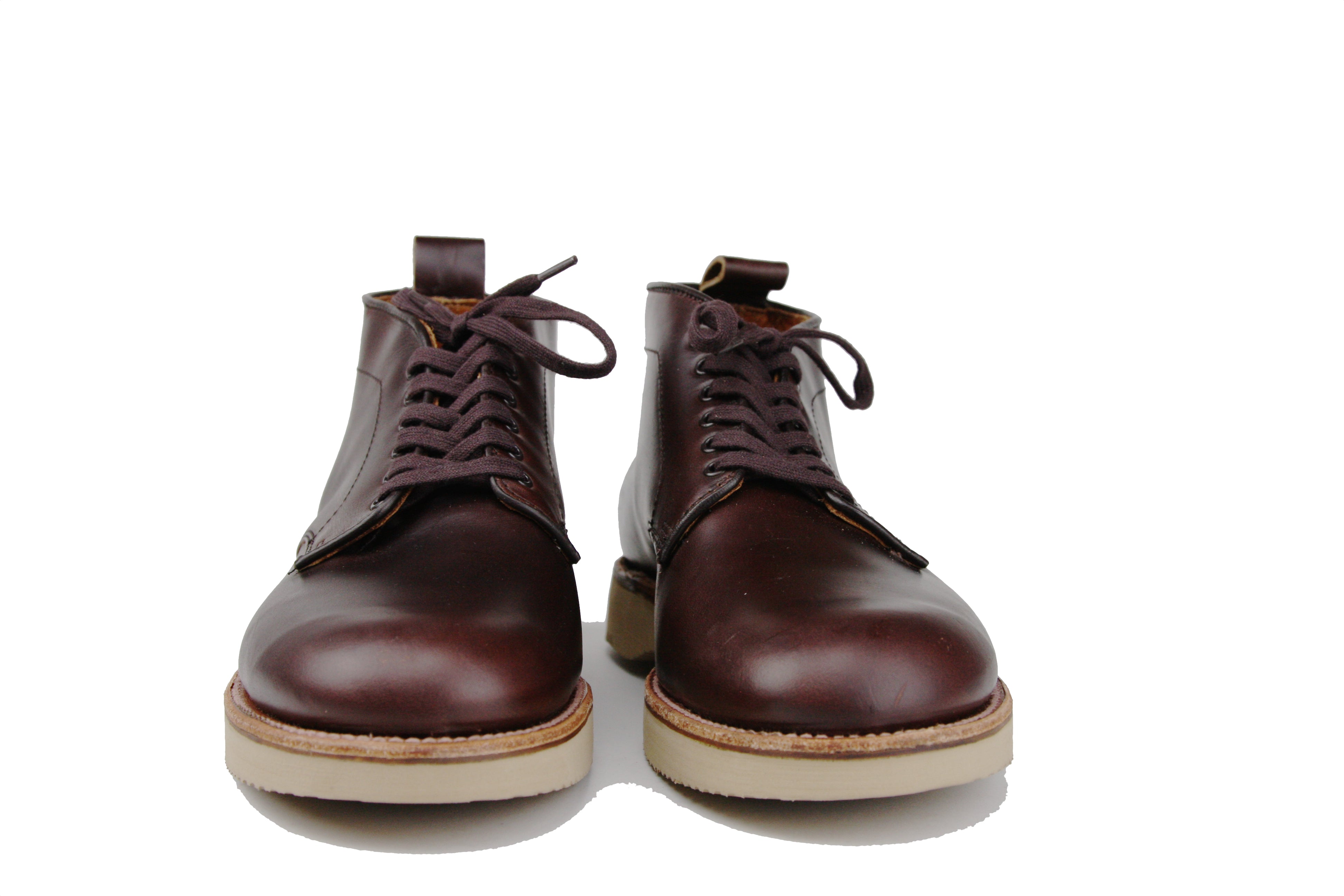 Alden Brown Chromexcel Plain Toe 6-Eye Chukka on Wedge Sole