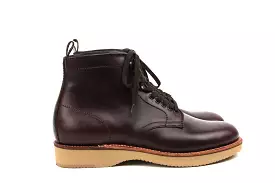 Alden Brown Chromexcel Plain Toe Work Boot on Wedge Sole