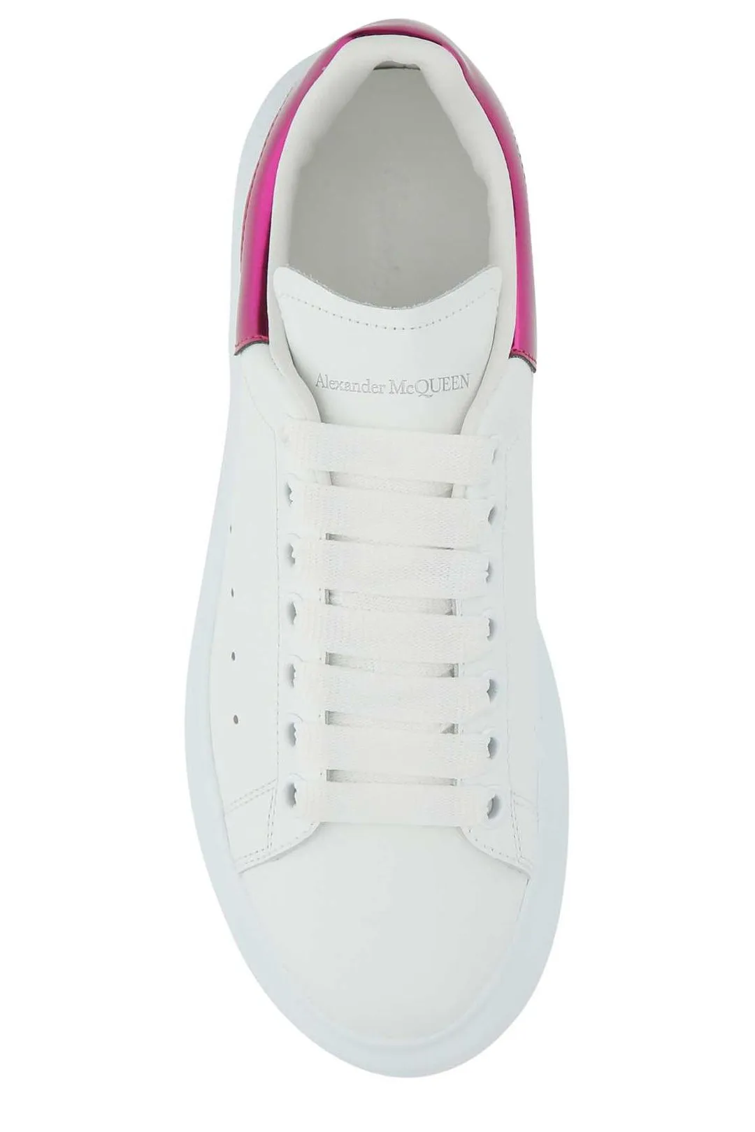 Alexander McQueen Metallic-Detailed Low-Top Sneakers