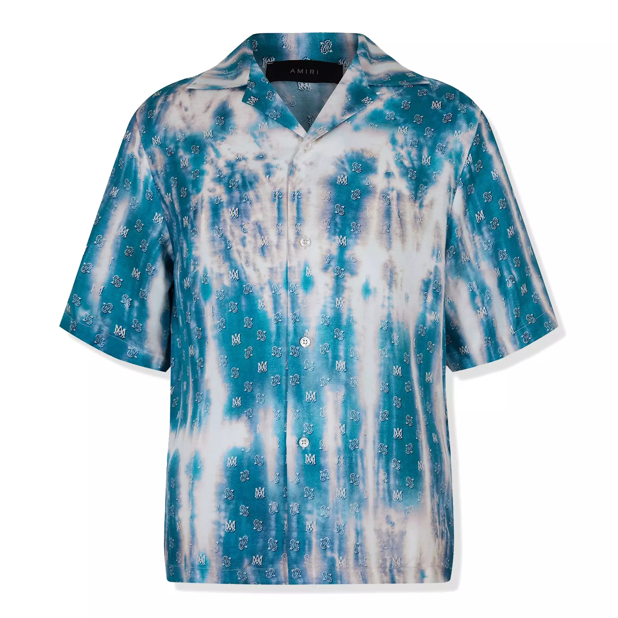 Amiri Bleached MA Paisley Blue Shirt