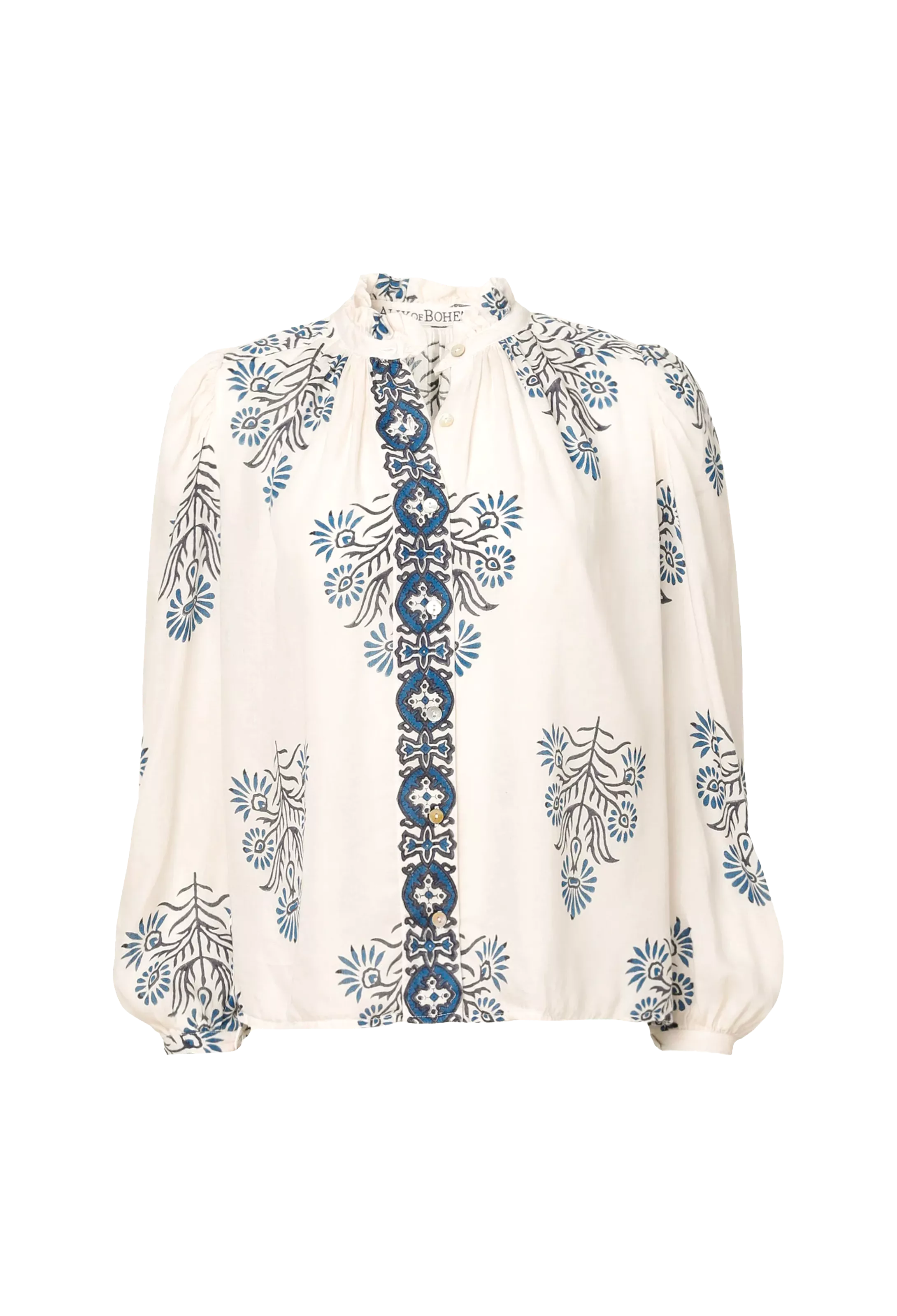 Annabel Black and Blue Shirt