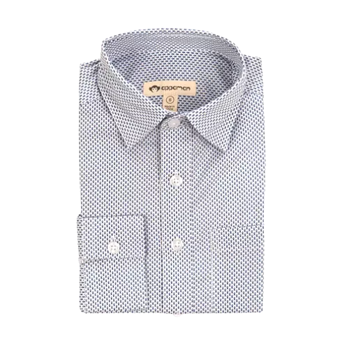 Appaman Boys Dress Shirt Fish School_B8STA-FSL