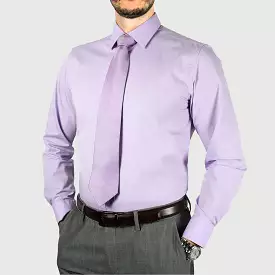 ARTURO Modern Fit Long Sleeve Lilac Dress Shirt (4X to 6X)