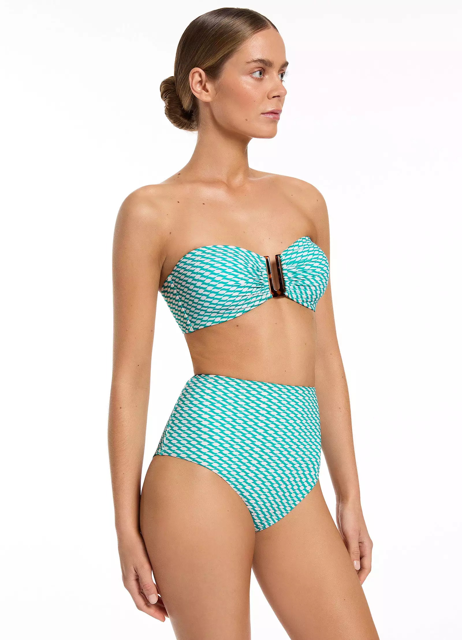 Asceno Bandeau Bikini Top - Mineral