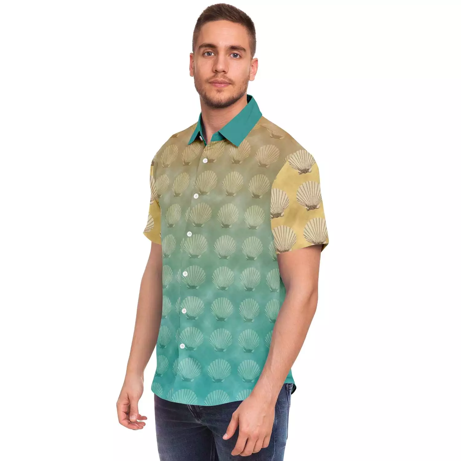 Atlantis Short Sleeve Button Down Shirt