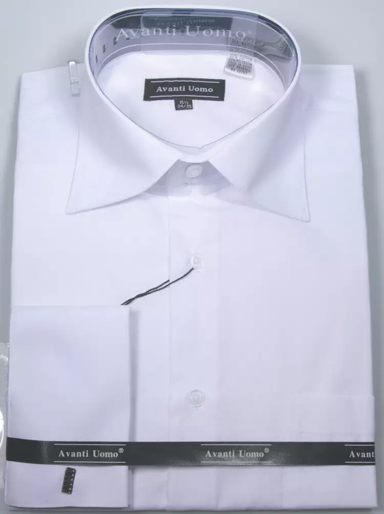 Avanti Uomo French Cuff Dress Shirt DS3816 White