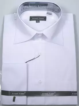 Avanti Uomo French Cuff Dress Shirt DS3816 White