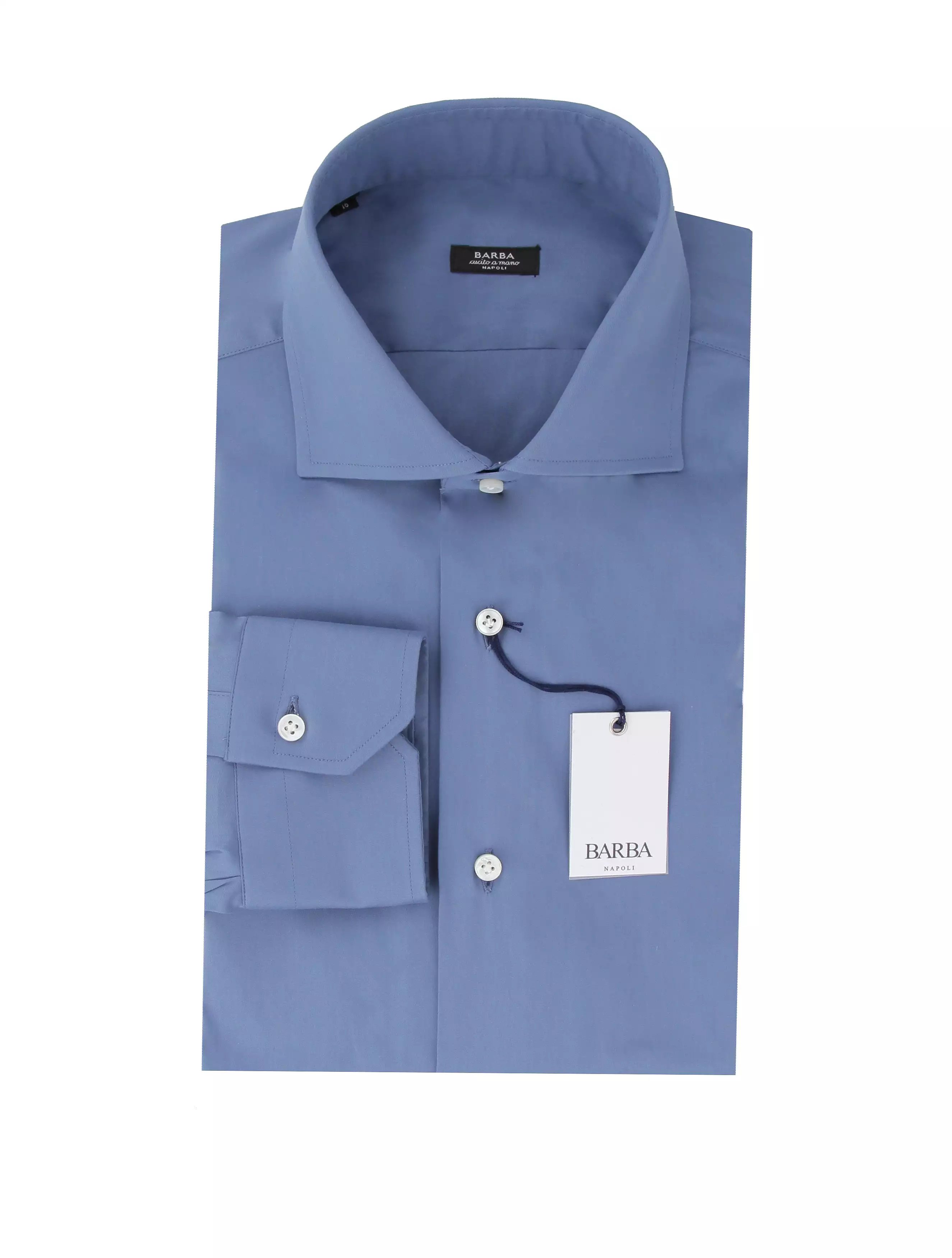 Barba Napoli Blue Shirt - Extra Slim