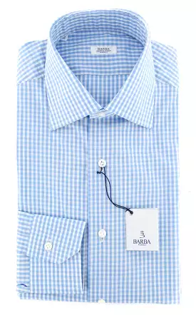 Barba Napoli Blue Shirt - Slim