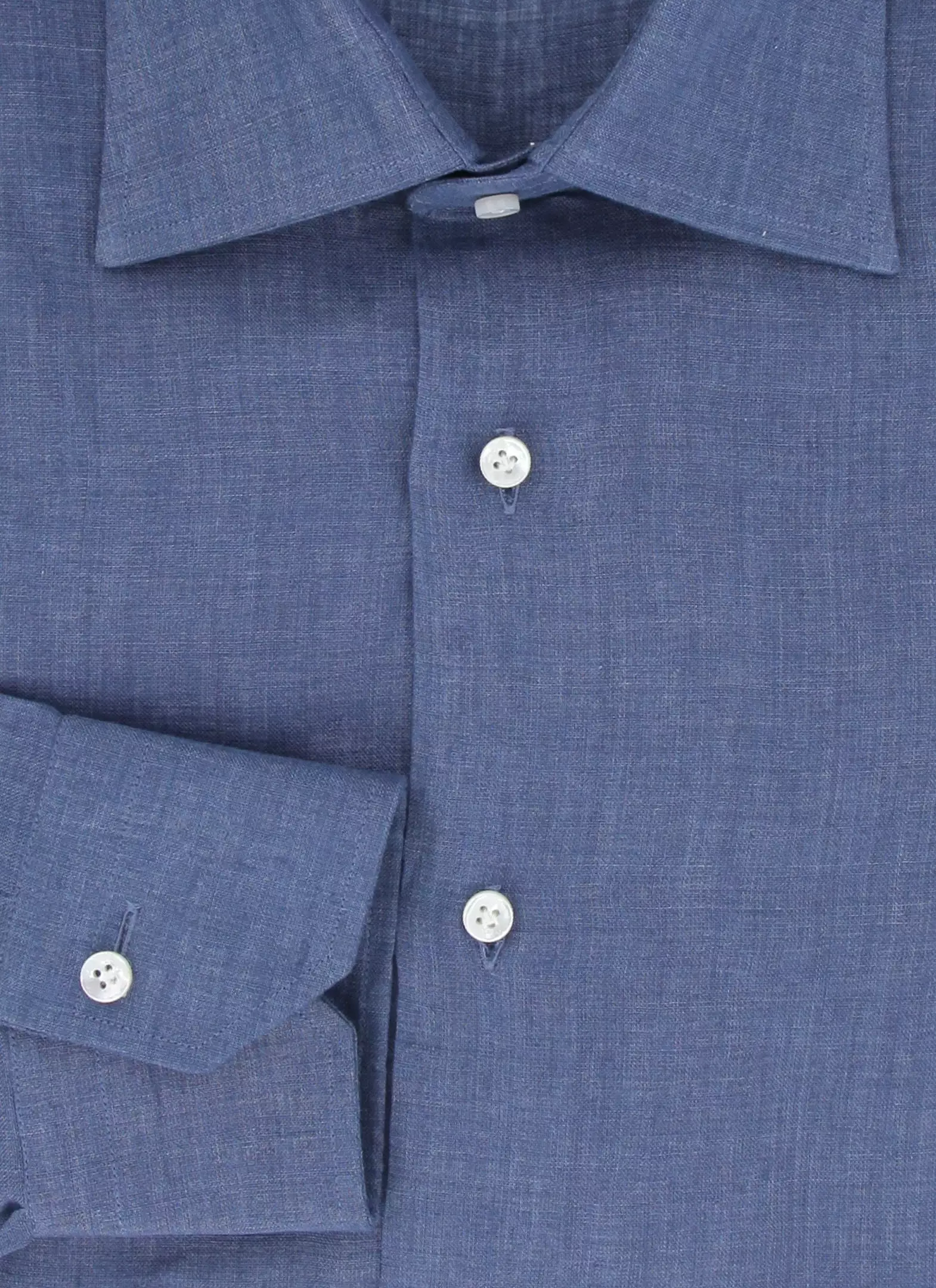 Barba Napoli Blue Shirt - Slim