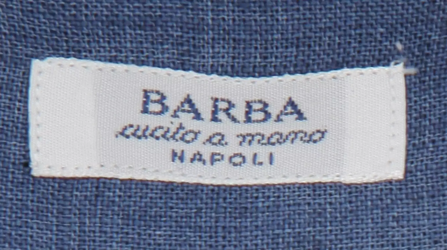 Barba Napoli Blue Shirt - Slim