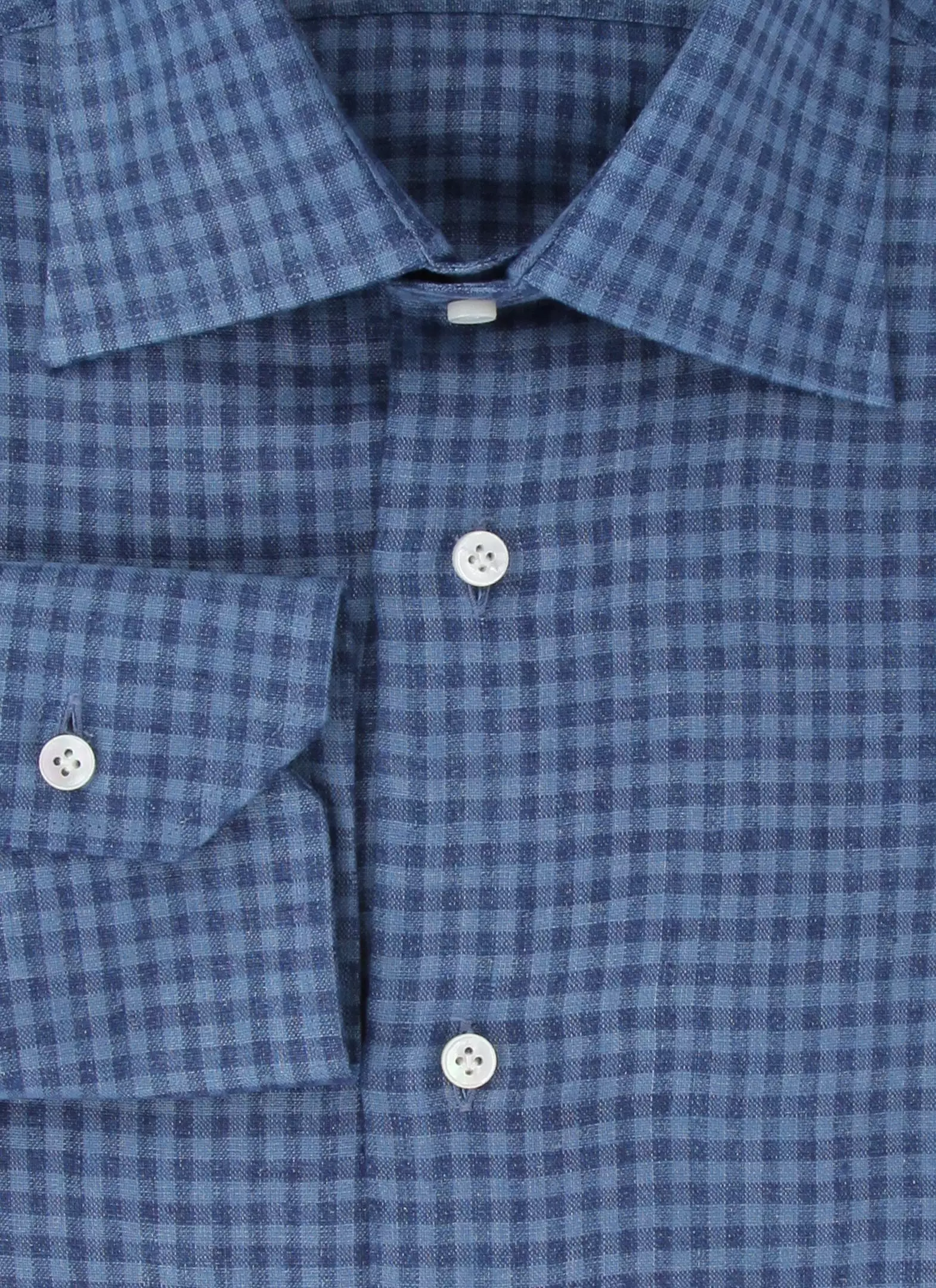 Barba Napoli Blue Shirt - Slim