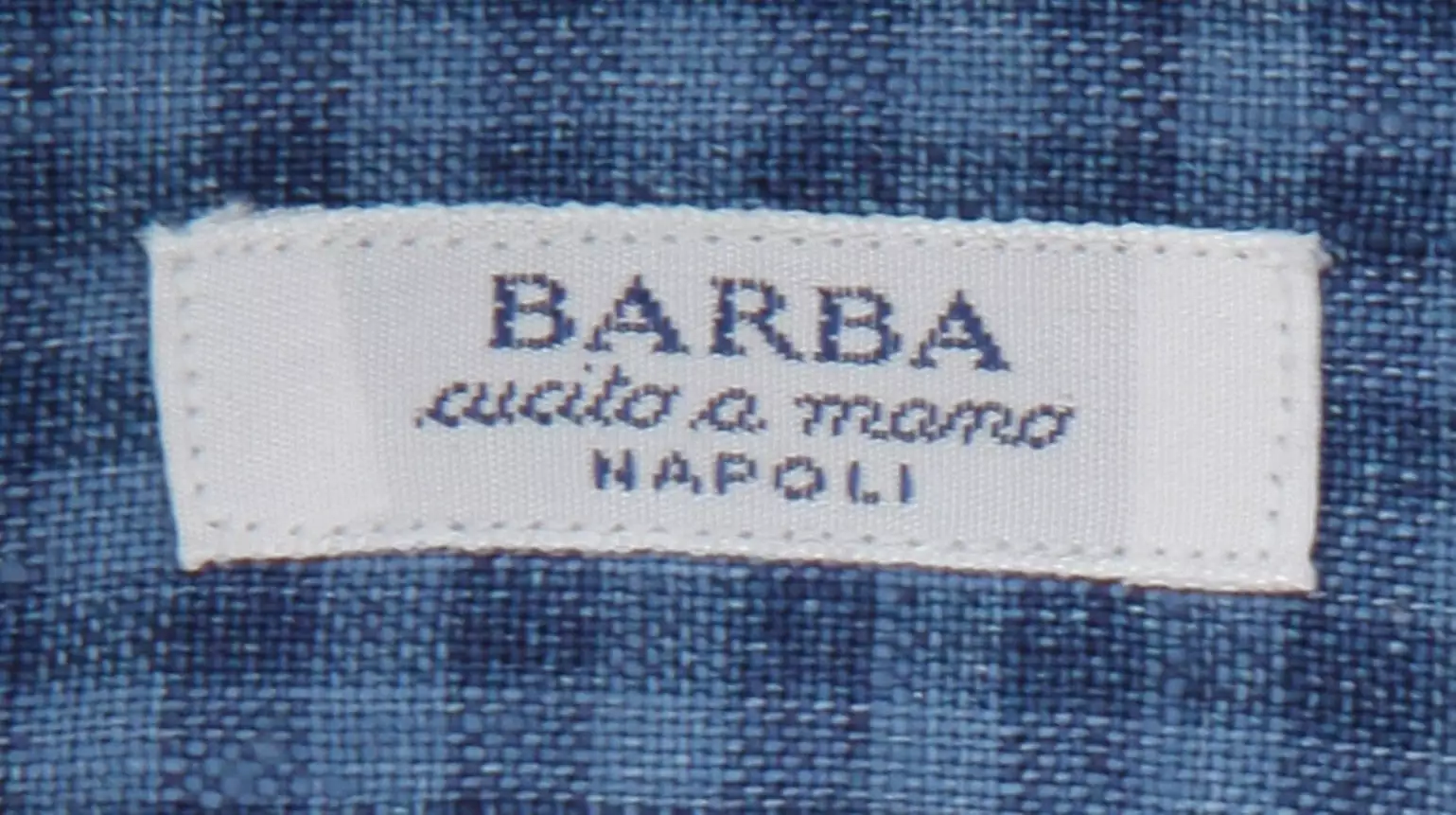 Barba Napoli Blue Shirt - Slim