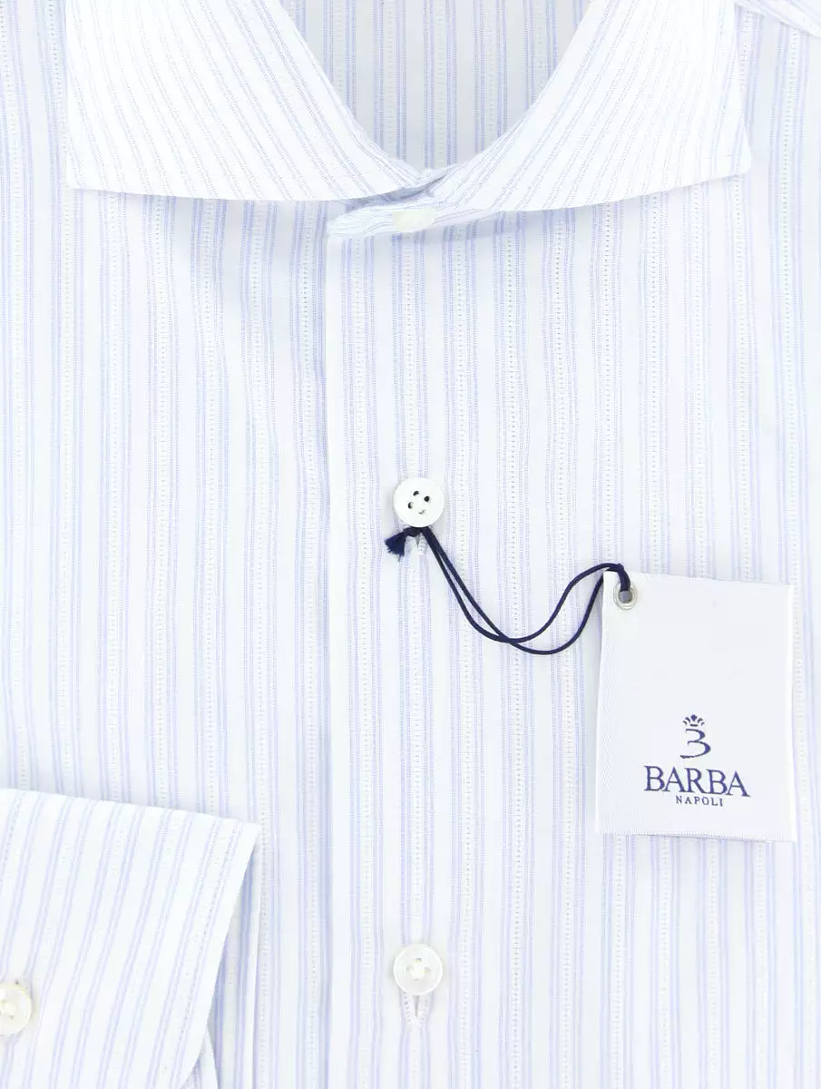 Barba Napoli Light Blue Shirt - Extra Slim