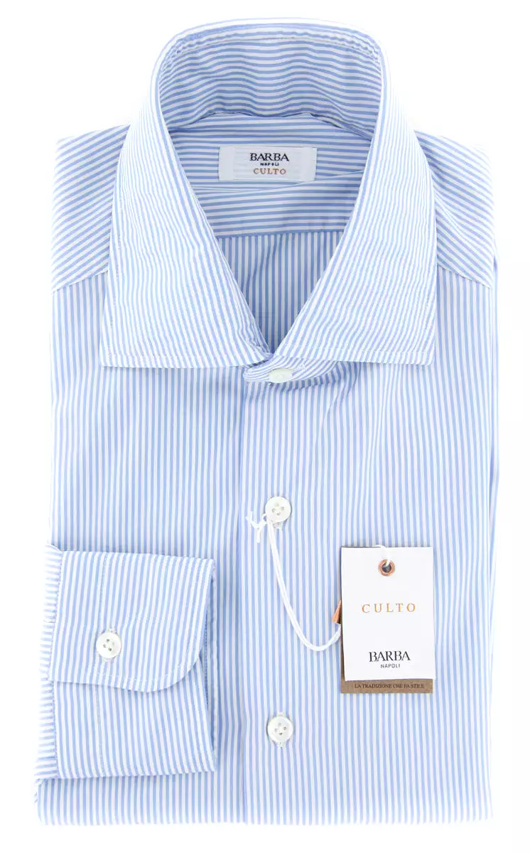 Barba Napoli Light Blue Shirt - Extra Slim