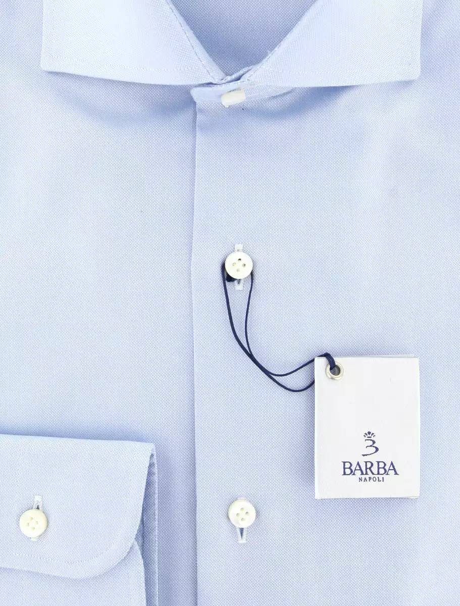 Barba Napoli Light Blue Shirt - Extra Slim