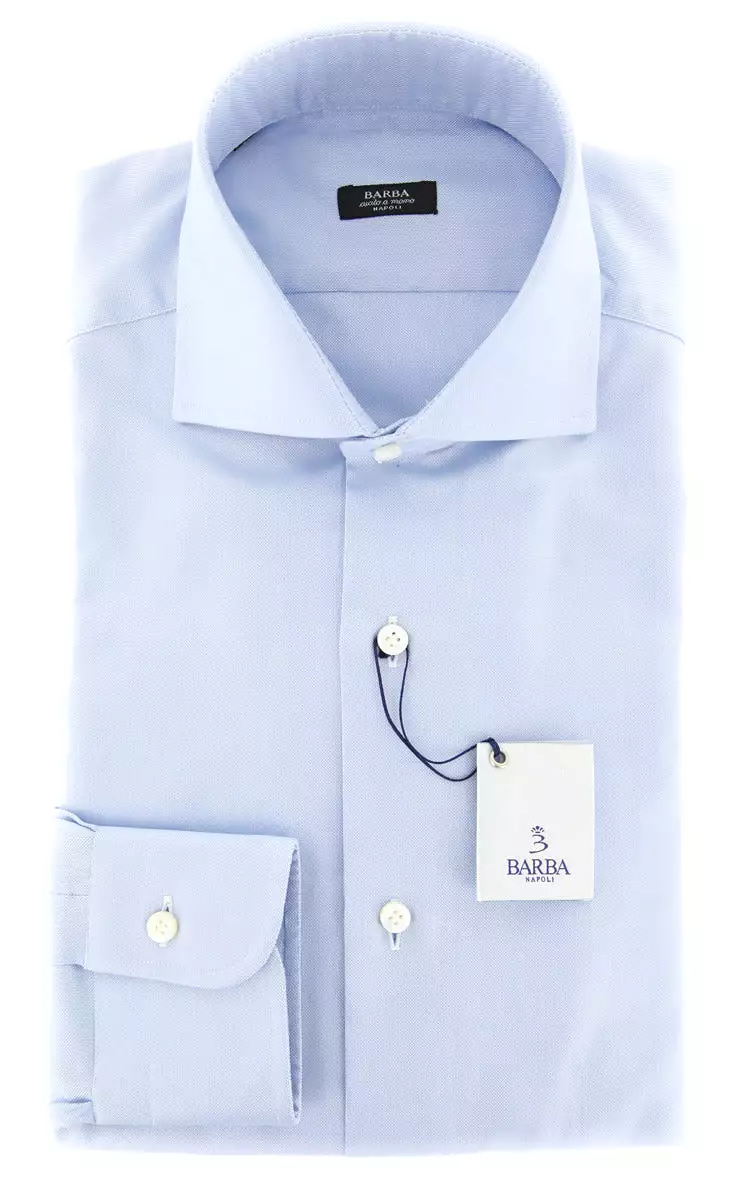 Barba Napoli Light Blue Shirt - Extra Slim