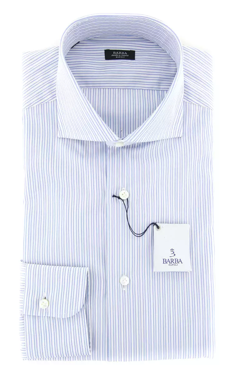 Barba Napoli Light Blue Shirt - Extra Slim