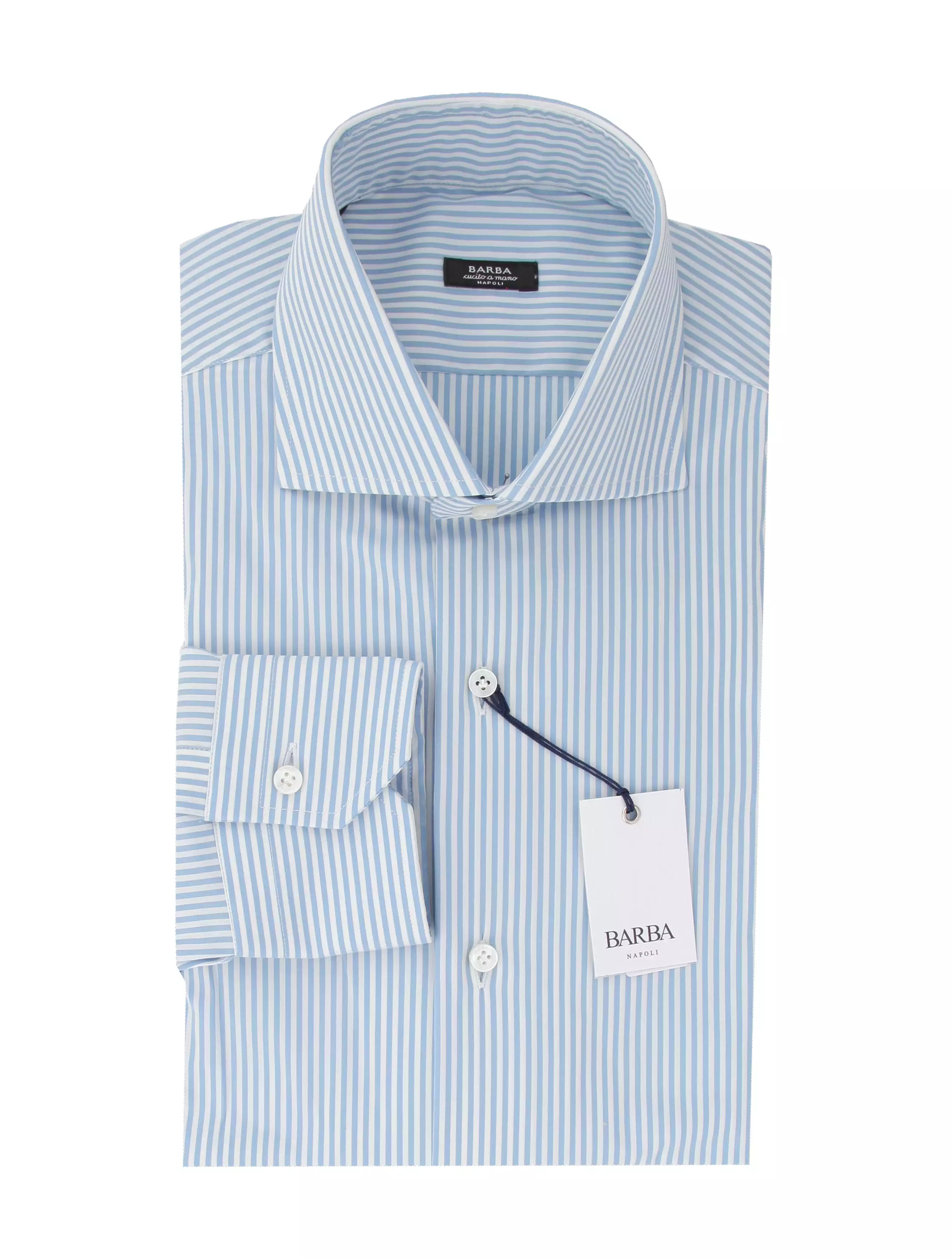 Barba Napoli Light Blue Shirt - Extra Slim