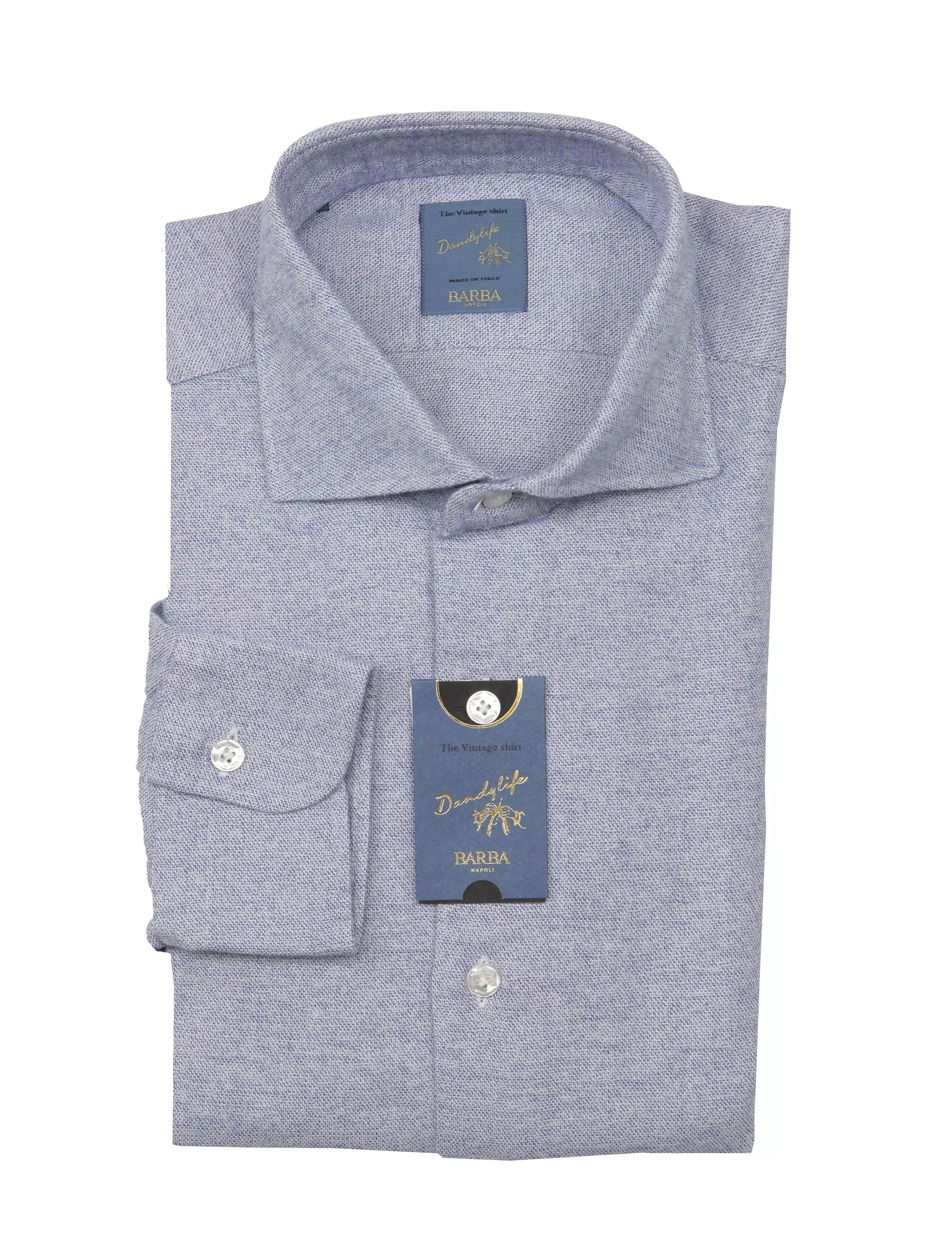 Barba Napoli Light Blue Shirt - Extra Slim