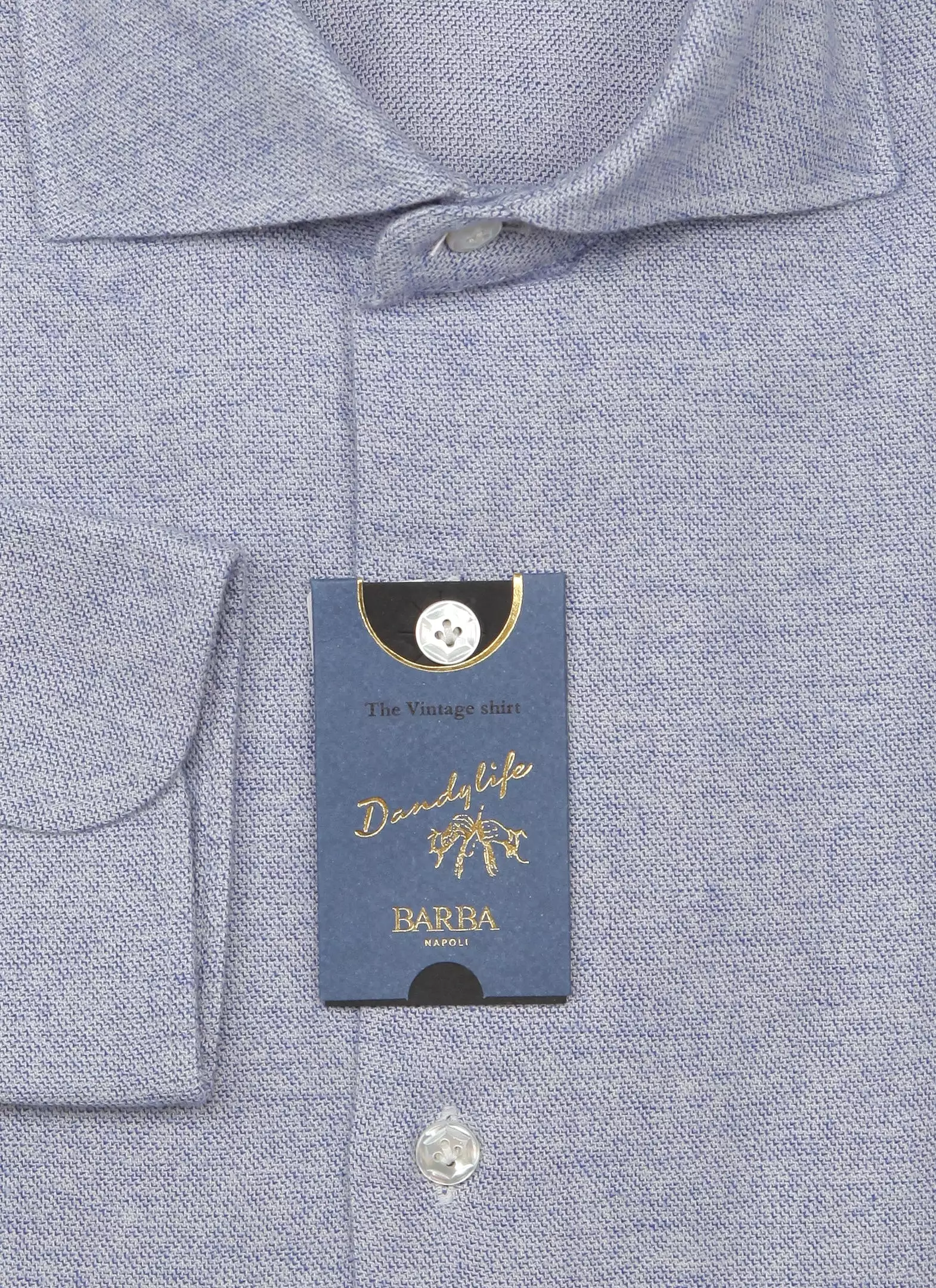 Barba Napoli Light Blue Shirt - Extra Slim