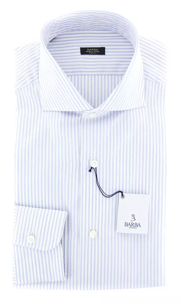 Barba Napoli Light Blue Shirt - Extra Slim