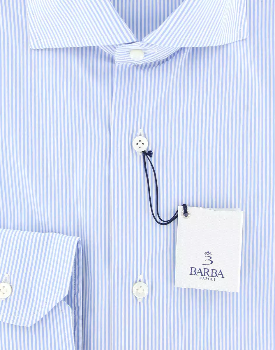 Barba Napoli Light Blue Shirt - Extra Slim