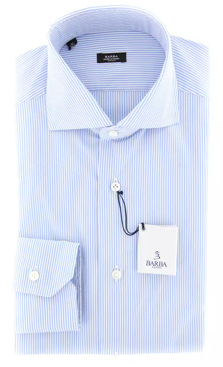 Barba Napoli Light Blue Shirt - Extra Slim