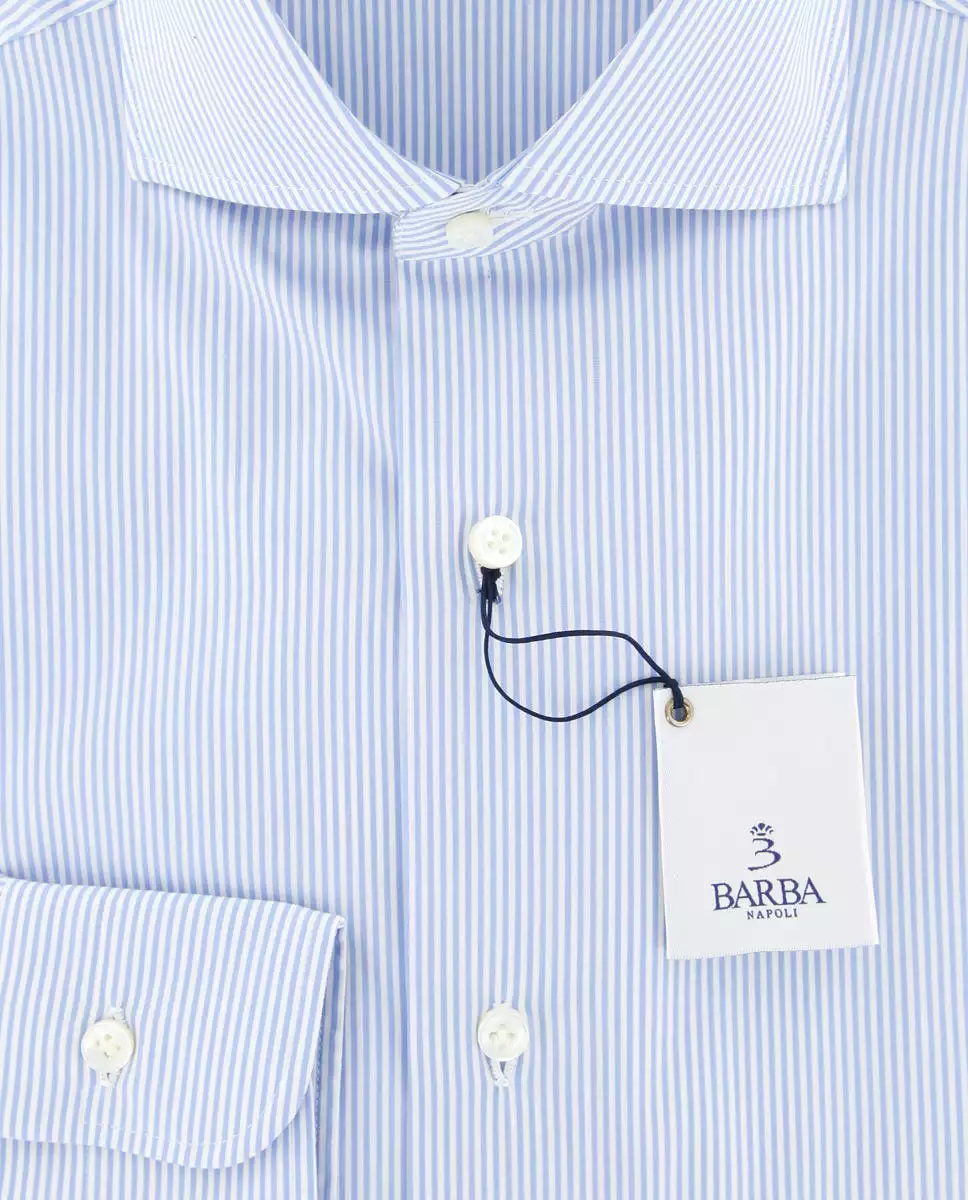 Barba Napoli Light Blue Shirt - Extra Slim