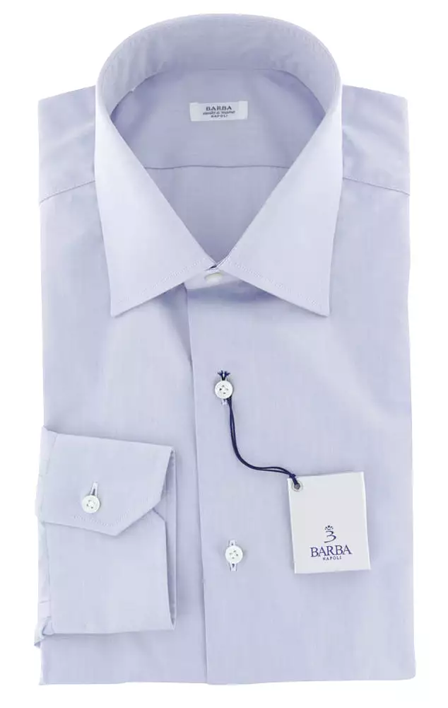 Barba Napoli Light Blue Shirt - Slim