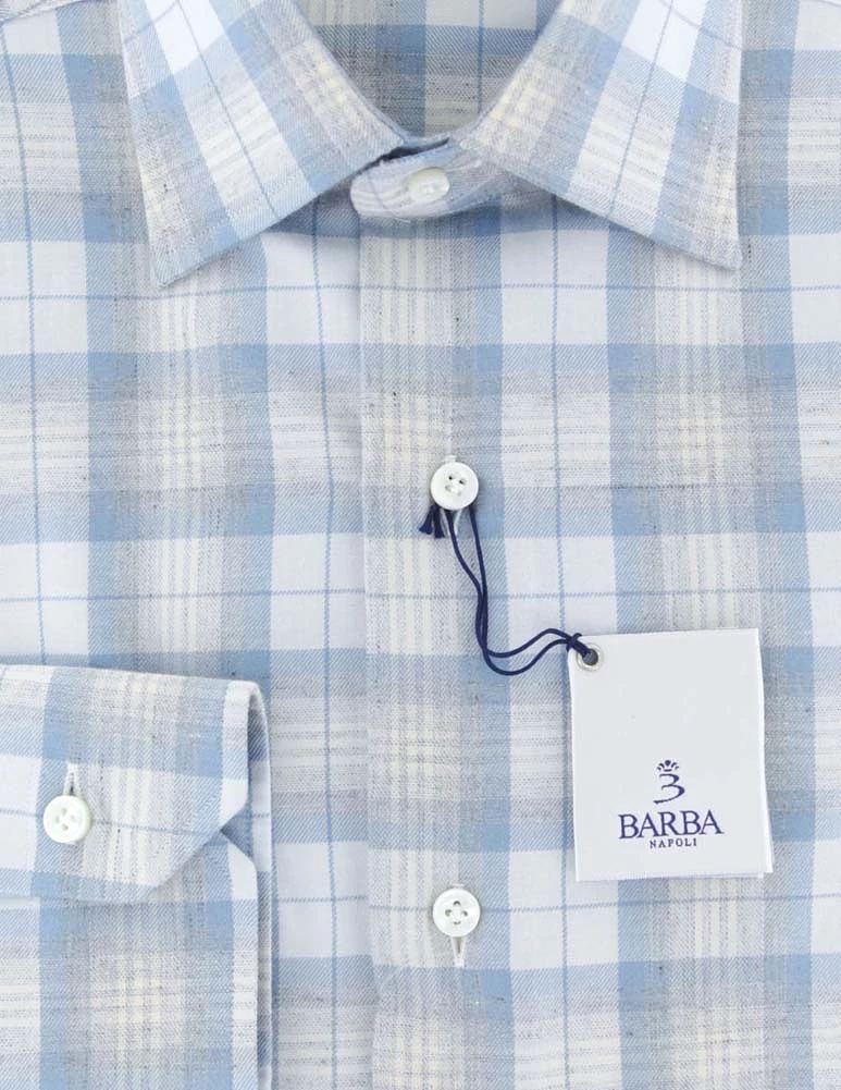 Barba Napoli Light Blue Shirt - Slim