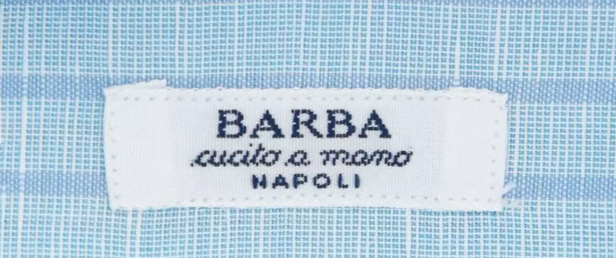 Barba Napoli Light Blue Shirt - Slim