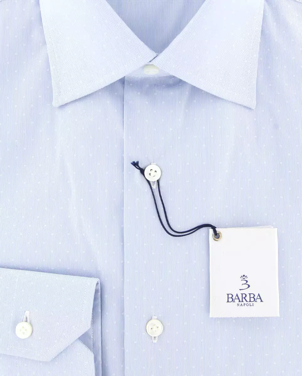 Barba Napoli Light Blue Shirt - Slim