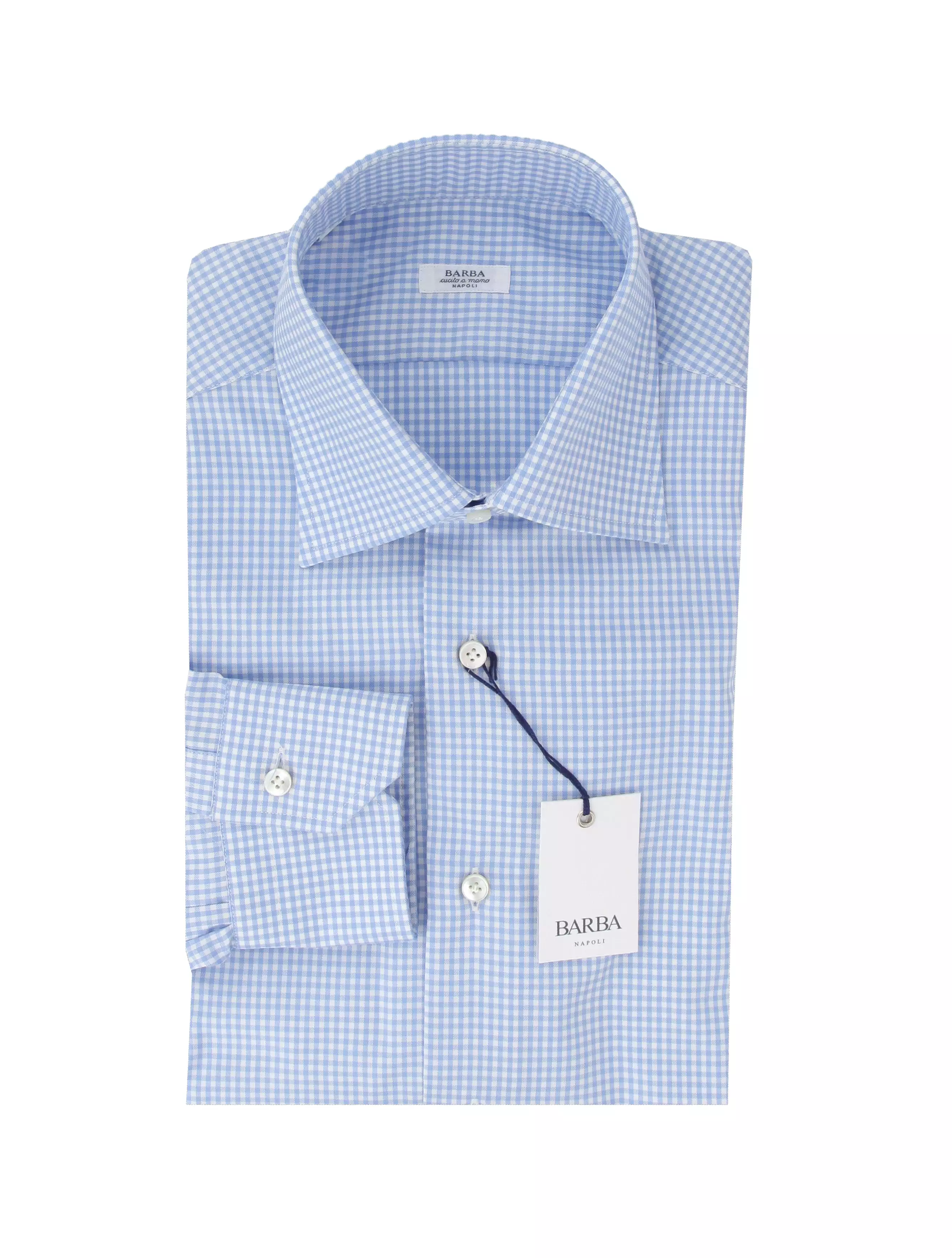 Barba Napoli Light Blue Shirt - Slim