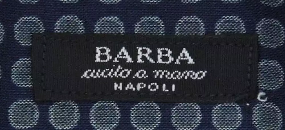 Barba Napoli Navy Blue Shirt - Extra Slim - 15.5 US / 39 EU