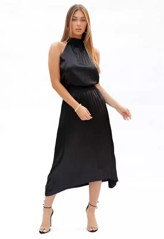 Bishop & Young - Sari Halter Dress Midnight