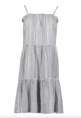 Bishop & Young - Tess Summer Dress Sea Scape Stripe