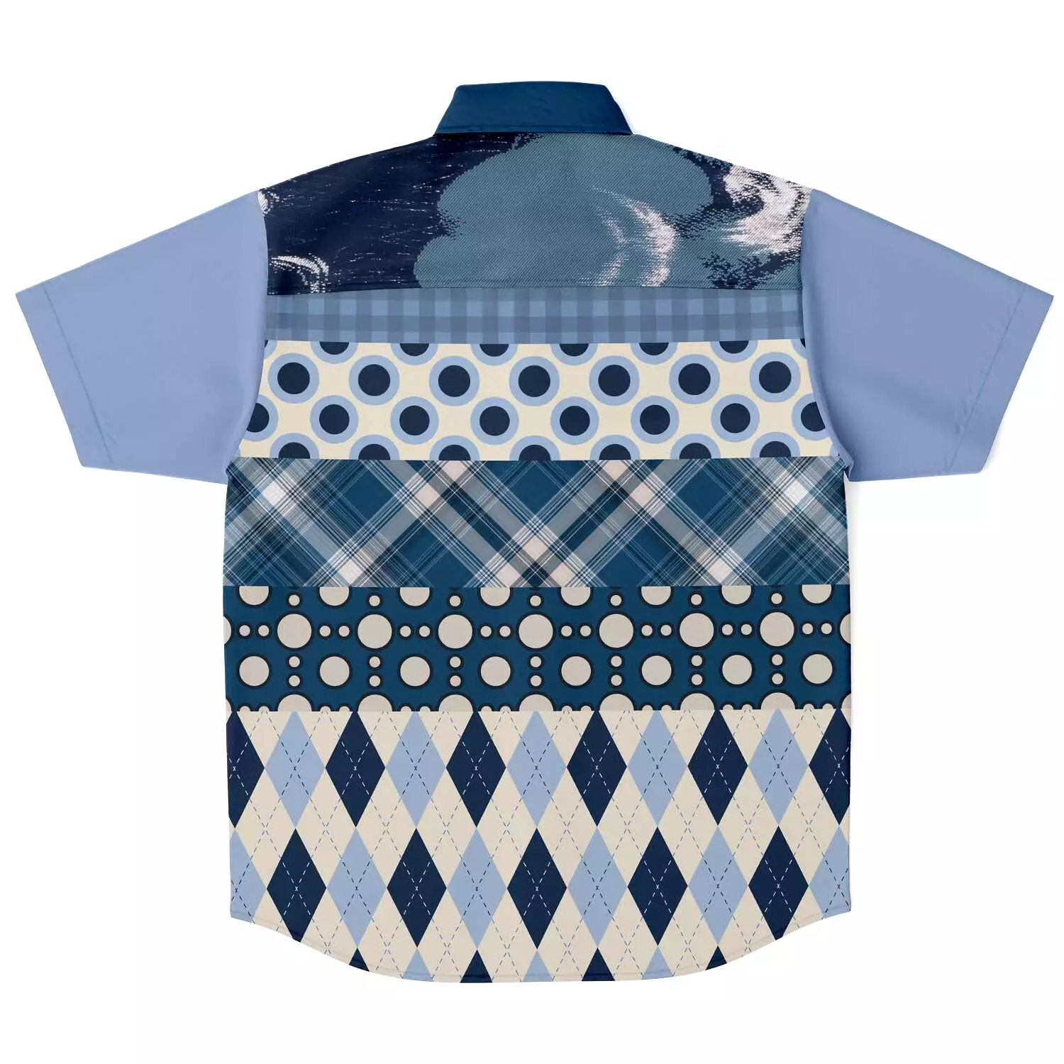 Blueberry Hill Button Short Sleeve Down Shirt