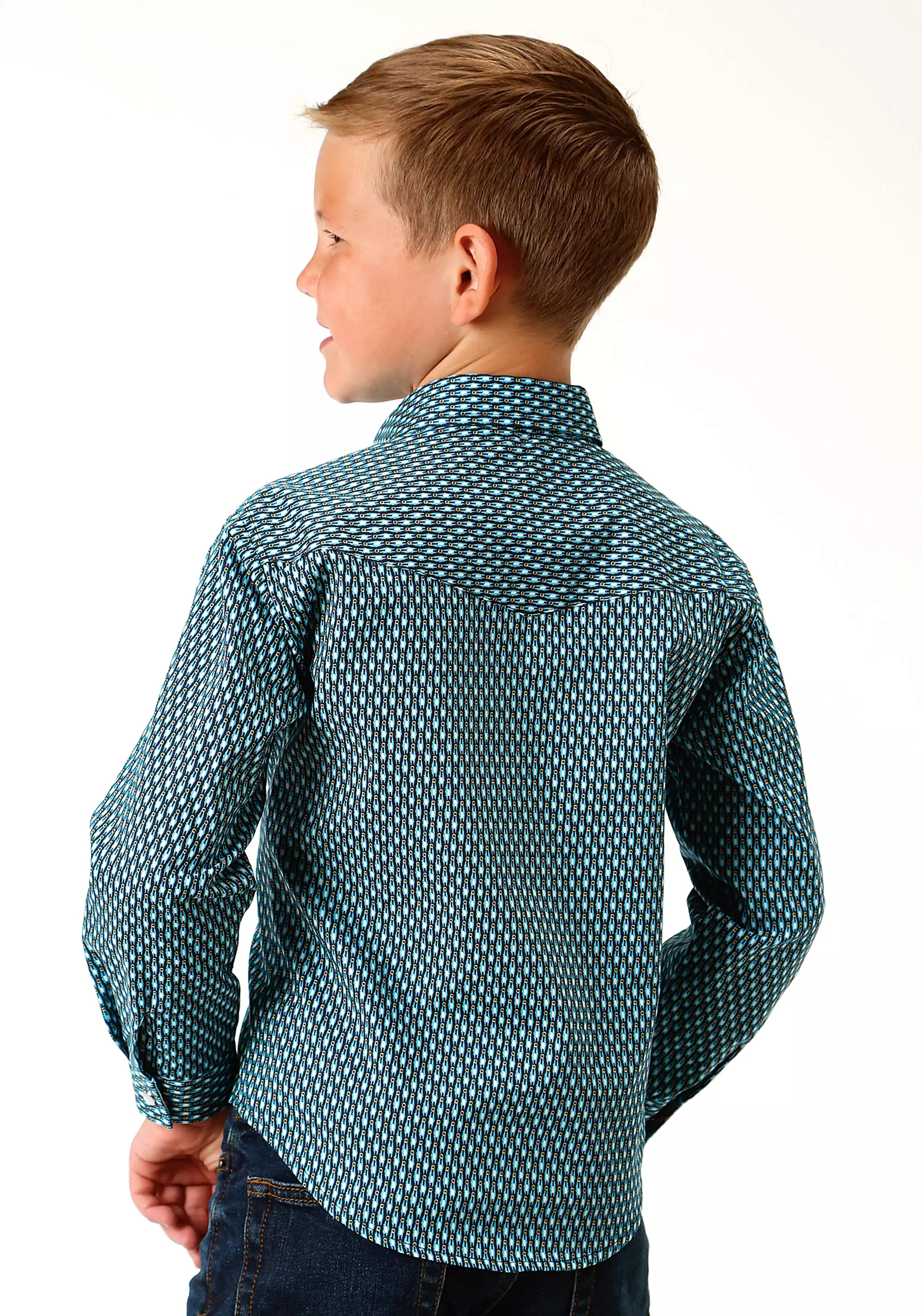 Boy's Roper Blue Shirt