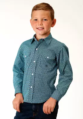 Boy's Roper Blue Shirt