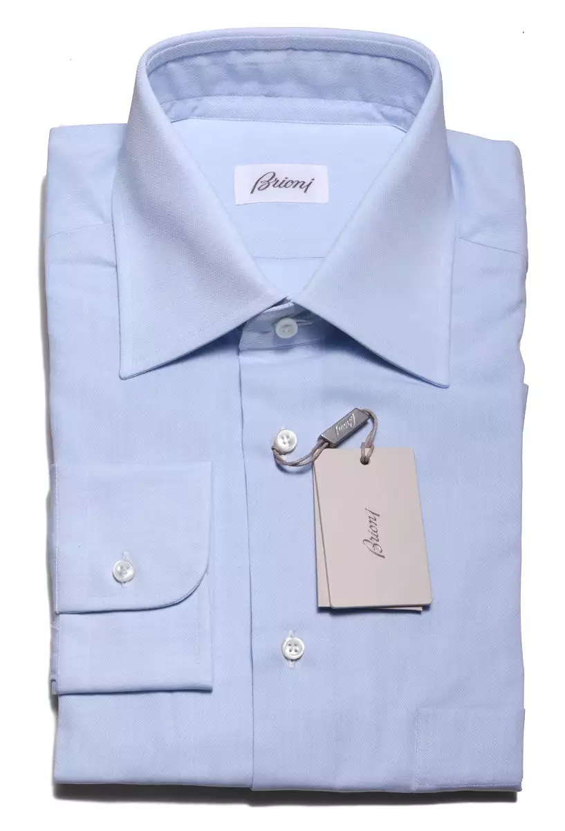 Brioni Light Blue Shirt - Slim