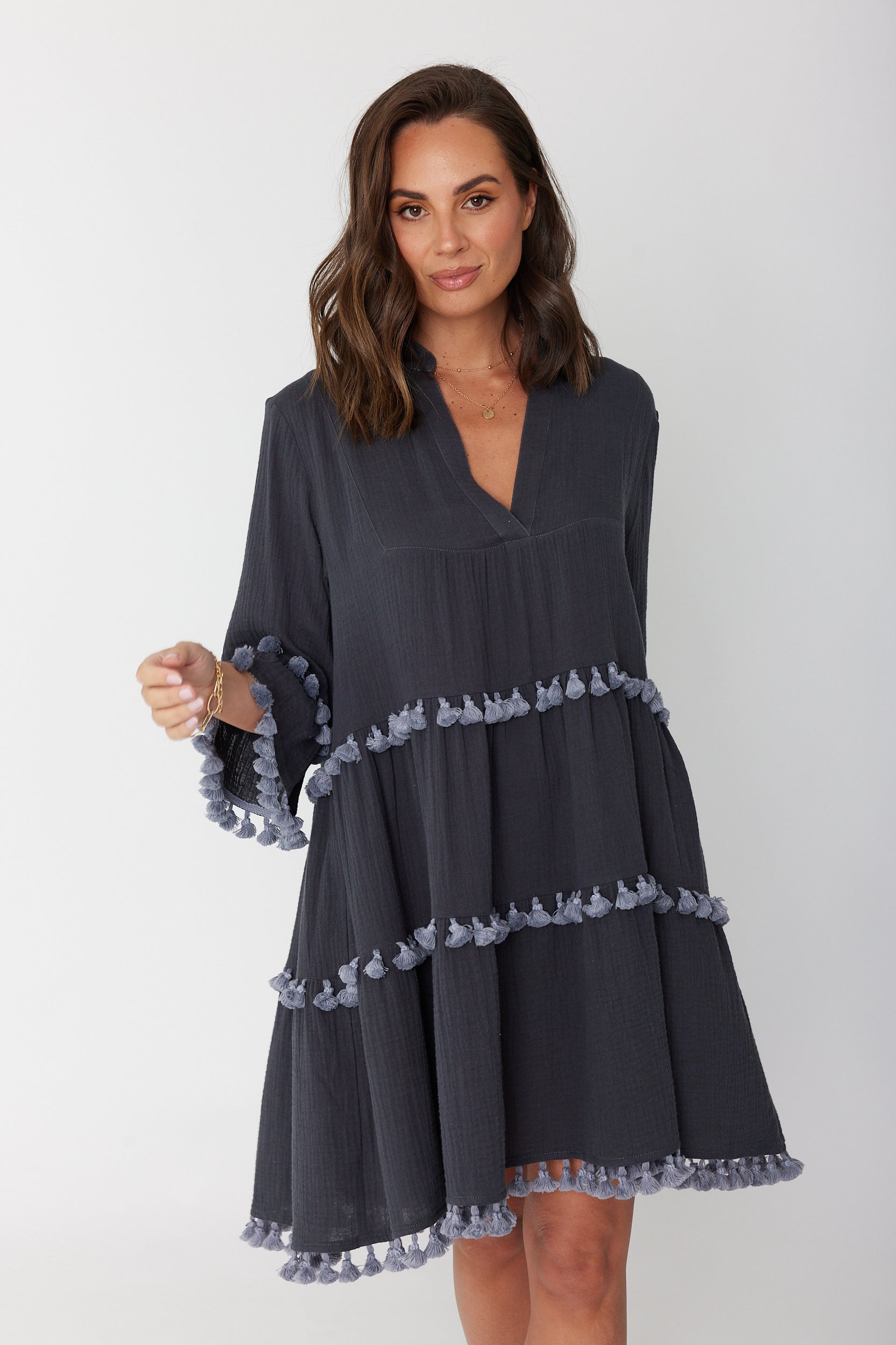 CHARLIE Dress Slate