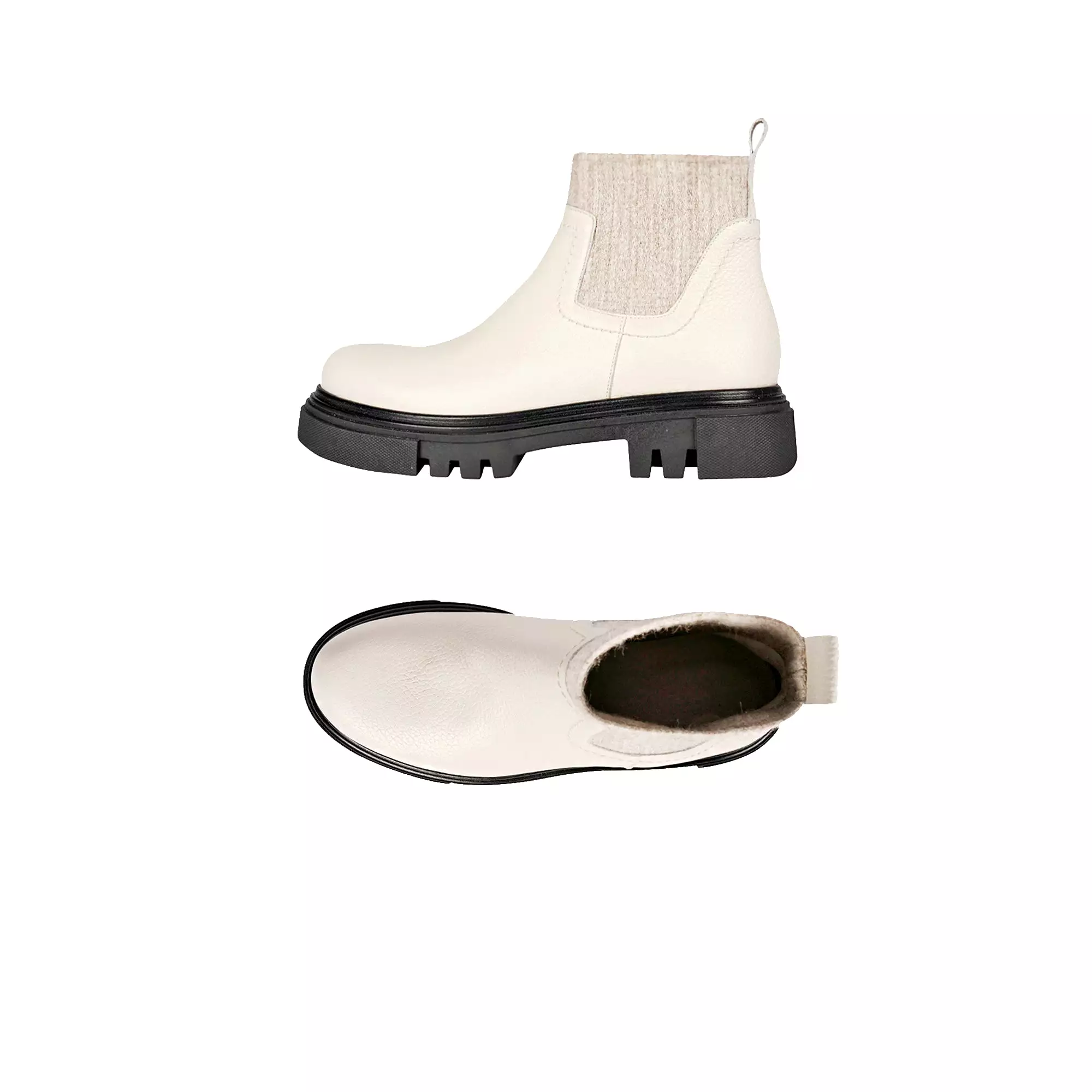 Chelsea Boot Muflone Chalk White