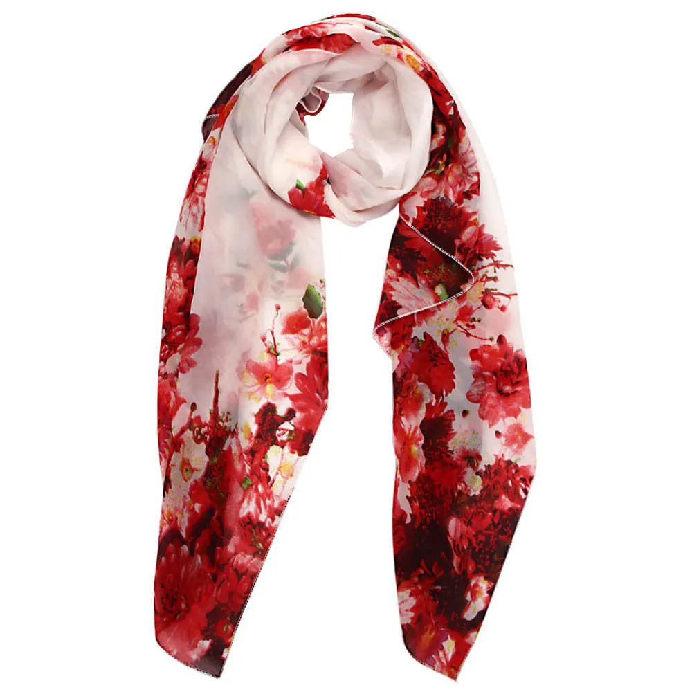 Chiffon Women Scarf Shawl Wrap Stole Warm Women's Clothes Accessries Scarf Scarves