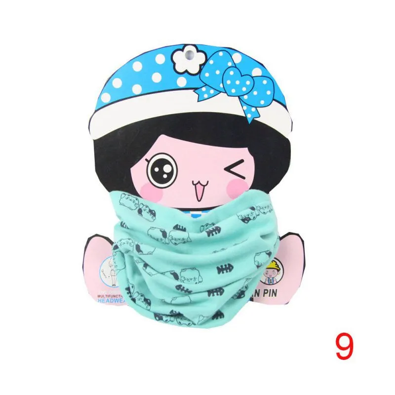 Child Scarf Boys Girls O Ring Neckerchief Scarves Toddler Baby Scarf Warm Wear S1 SM6