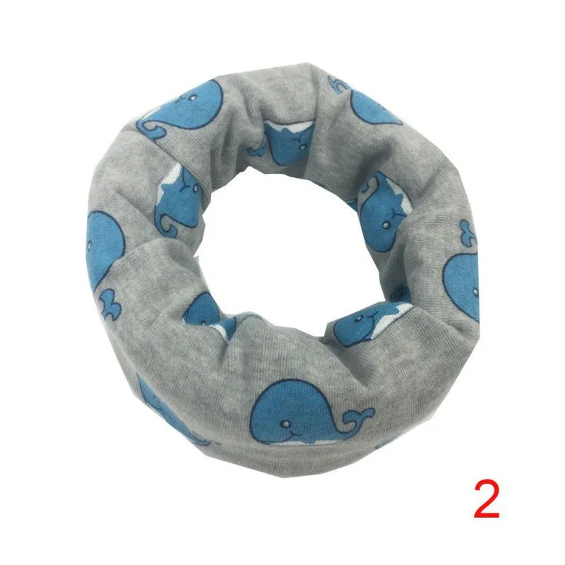 Child Scarf Boys Girls O Ring Neckerchief Scarves Toddler Baby Scarf Warm Wear S1 SM6